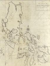 CARTE DU CANAL DES ISLES PHILLIPPINES, 1750