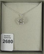 DIAMOND PENDANT ON CHAIN