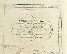 A CHART OF THE ISLANDS DISCOVERED IN OTAHEITE, CIRCA 1780