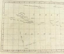 A CHART OF THE ISLANDS DISCOVERED IN OTAHEITE, CIRCA 1780