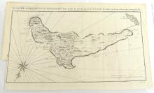 PLAN DE L’ISLE DE JUAN FERNANDEZ, CIRCA 1750