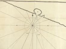 DISPOSITION DES VAISSEAUX DE L’ESCADRE...D’ACAPULCO EN 1742, CIRCA 1750