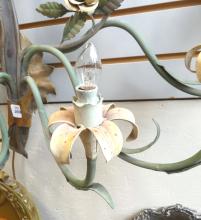 GILT METAL WALL SCONCE