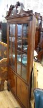 VINTAGE MAHOGANY CORNER CABINET