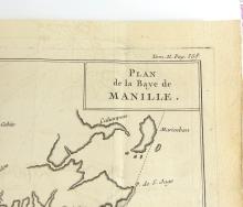 PLAN DU PORT D’ACAPULCO...CIRCA 1750