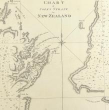 CHART OF COOK’S STRAIT IN NEW ZEALAND, 1773