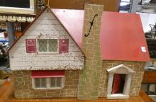 VINTAGE WOODEN DOLLHOUSE