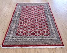 BOKHARA WOOL AND SILK RUG