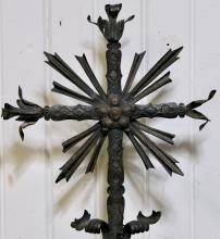 WROUGHT IRON CROSS