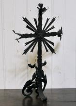 WROUGHT IRON CROSS