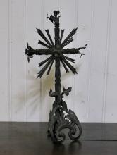 WROUGHT IRON CROSS