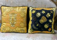 VERSACE SILK CUSHIONS