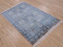 INDIAN SILK "GARDEN DESIGN" RUG