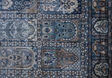 INDIAN SILK "GARDEN DESIGN" RUG