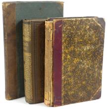 THREE ANTIQUE VOLUMES