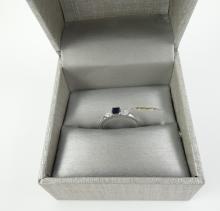 SAPPHIRE & DIAMOND RING