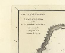 SKETCH OF THE HARBOUR OF SAMGANOODA ON THE  ISLAND OONALASKA, 1784