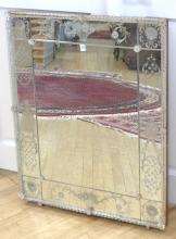 VENETIAN GLASS WALL MIRROR