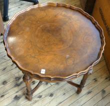 VINTAGE WALNUT TEA TABLE