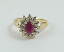 RUBY & DIAMOND RING