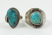 2 NAVAJO SCHOOL RINGS