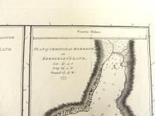 SKETCH OF PORT PALLISER AND PLAN OF CHRISTMAS HARBOUR, 1784