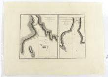 SKETCH OF PORT PALLISER AND PLAN OF CHRISTMAS HARBOUR, 1784