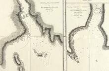 SKETCH OF PORT PALLISER AND PLAN OF CHRISTMAS HARBOUR, 1784