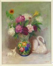 STILL LIFE OIL ON CANVAS