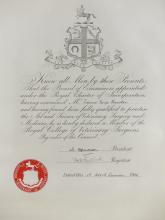 1925 PHOTOGRAPH & DIPLOMA