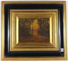 ANTIQUE OIL ON BOARD