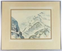 THREE WATERCOLOURS BY JOSETTE KHU