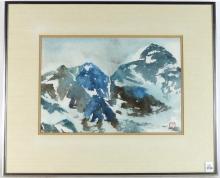 THREE WATERCOLOURS BY JOSETTE KHU