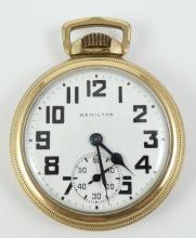 HAMILTON MODEL 992 B POCKET WATCH