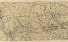 EARLY MAP OF CANADIAN INTEREST