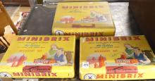 THREE BOXES OF MINIBRIX