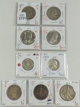9 U.S. SILVER COINS
