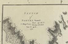 SKETCH OF NOOTKA SOUND 1785