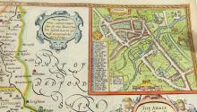 TWO JOHN SPEED MAPS CIRCA 1676