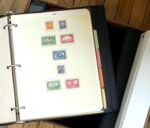 SEVEN BINDERS OF WORLD STAMPS