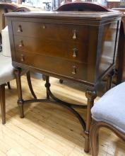 WALNUT CUTLERY CABINET