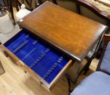 WALNUT CUTLERY CABINET