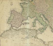 WESTERN EUROPE & NORTH AFRICA, CIRCA 1778