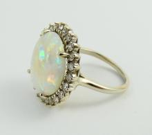 OPAL & DIAMOND RING