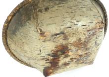 EARLY BIRCH BARK FOOD BOWL