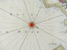 18TH CENTURY CHART OF KINGSALE HARBOUR