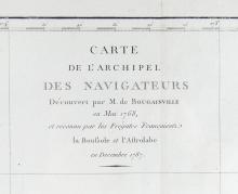 CARTE DE L'ARCHIPEL DES NAVIGATEUS