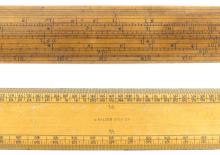 TWO RULERS INCLUDING 18TH CENTURY