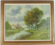 ENGLISH SCHOOL OIL & WATERCOLOUR