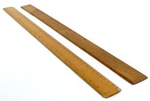 TWO RULERS INCLUDING 18TH CENTURY